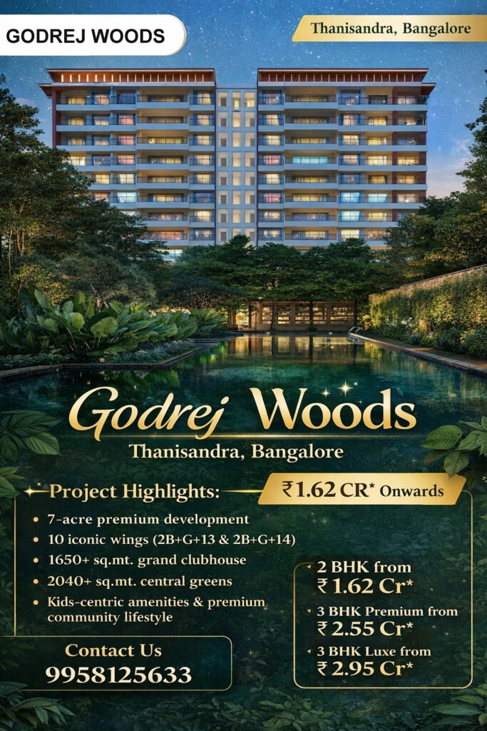 godrej woods thanisandra photos news