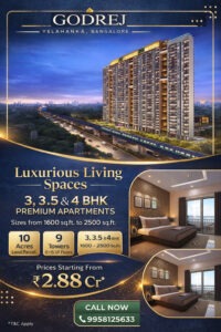 godrej yelahanka premium homes luxury living in north bangalore