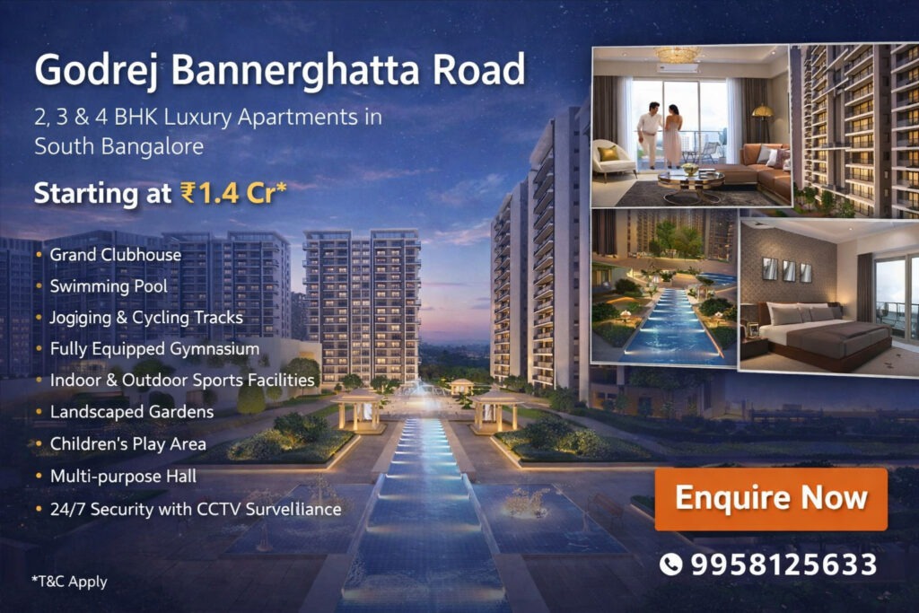 Upcoming developments near godrej bannerghatta project