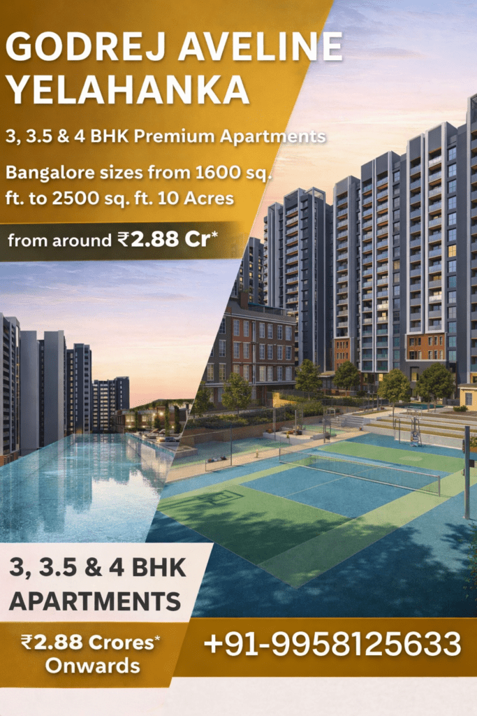Godrej aveline new launch 3 4 bhk apartments