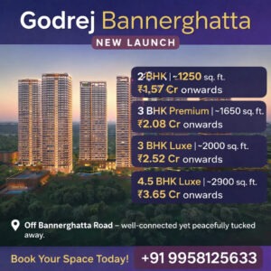 Godrej new launch bannerghatta banners photos