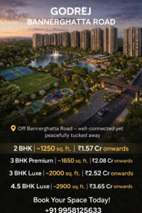 Luxury at godrej new launch bannerghatta