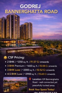 Upcoming godrej projects on bannerghatta road full details