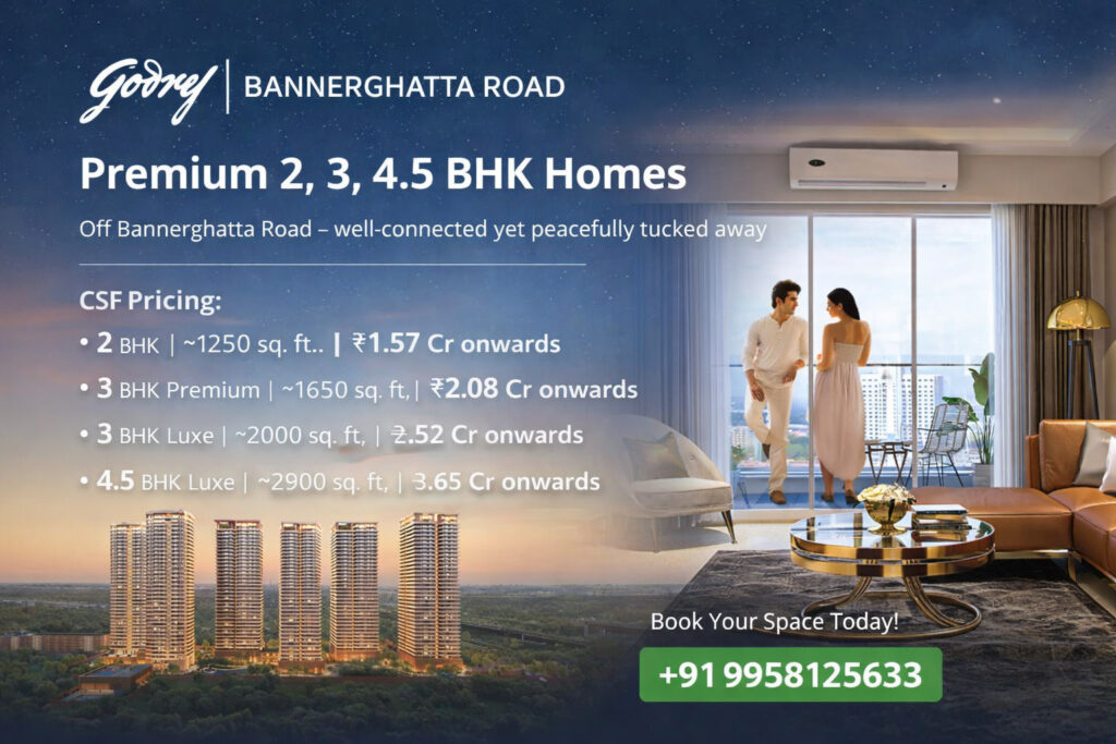 Why invest in the godrej upcoming project at bannerghatta