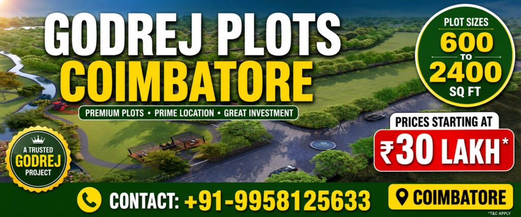 Godrej plots coimbatore photos price list