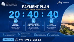 Godrej rivershore estate 20 40 40 payment plan